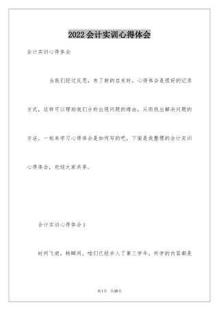 2024会计实训心得体会_18