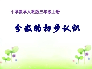 《分数的初步认识》课件