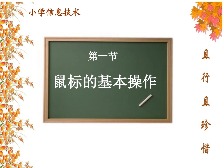 鼠标的基本操作_第1页