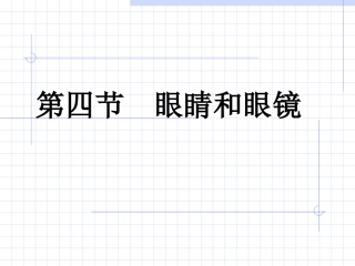 54眼睛和眼镜