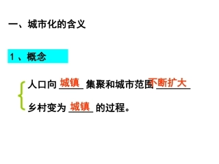 城市化（上课）