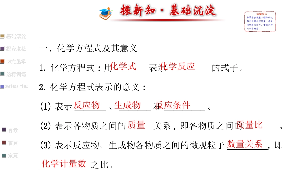 52化学反应的表示课件（鲁教版九年级上）_第2页