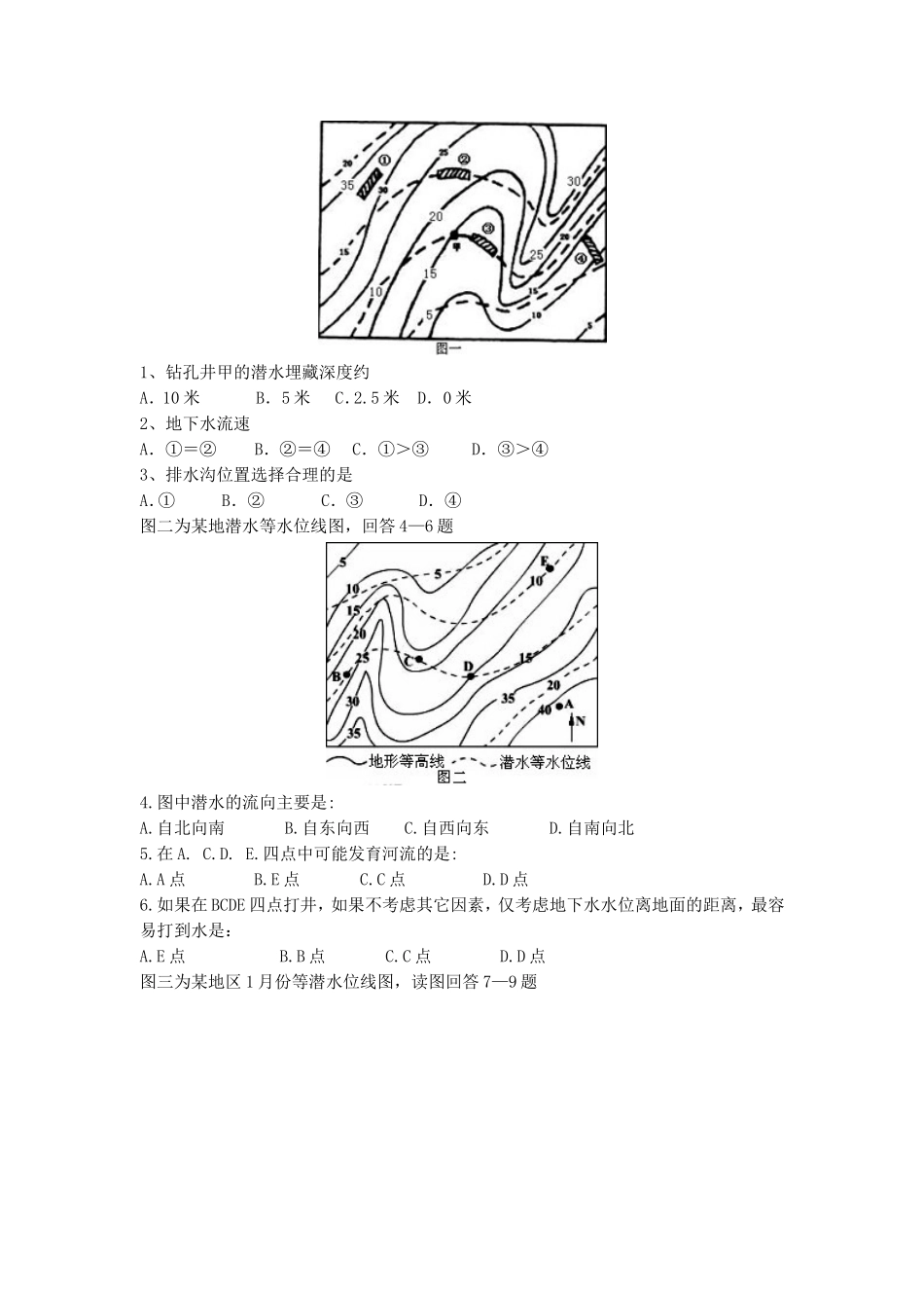等潜水位线专题_第3页