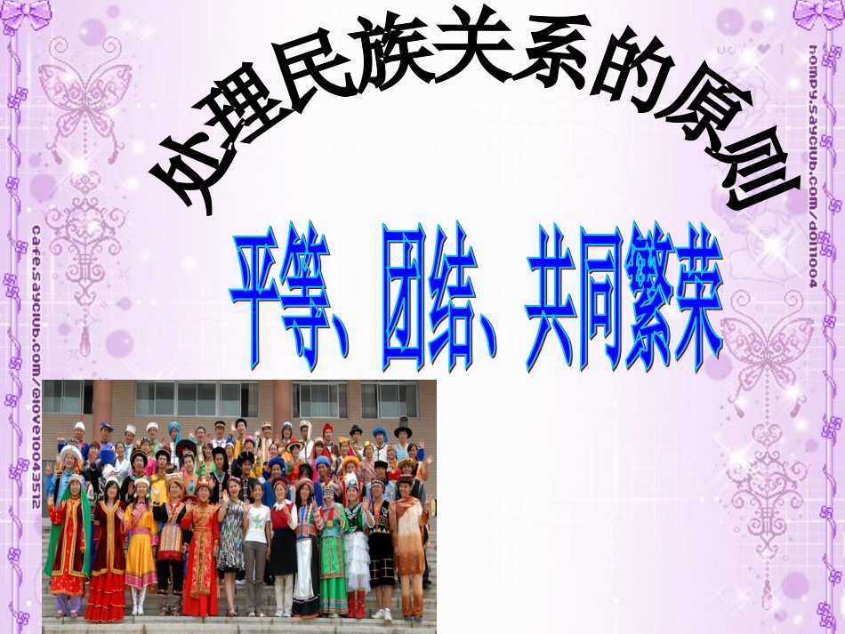 71处理民族关系的基本原则_第1页