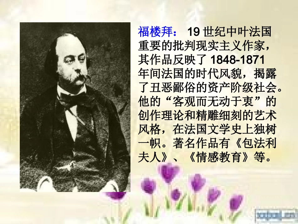 莫泊桑教学课件_第3页