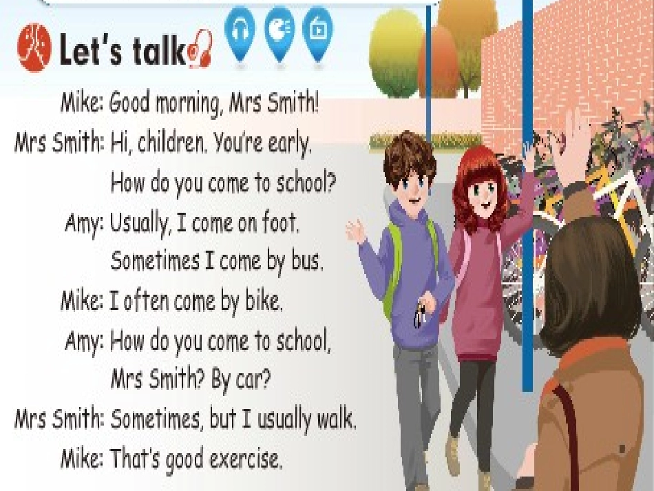 2014年六年级英语上Unit2Waystogotoschool课件_第3页