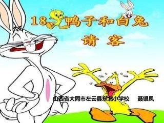 鸭子和白兔请客