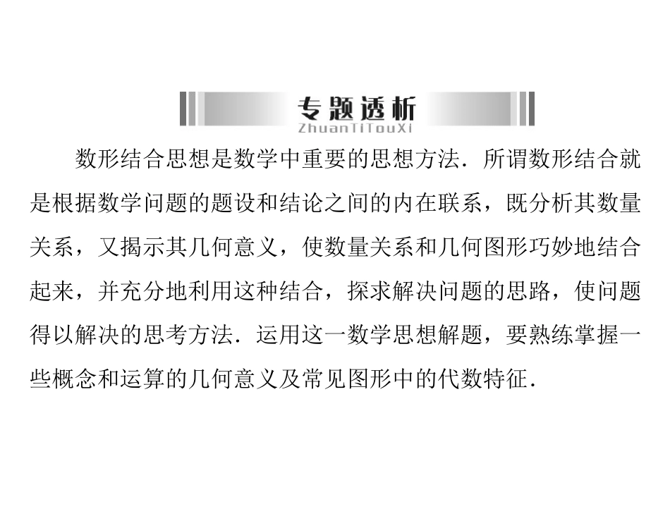 第四部分专题三　数形结合思想_第2页