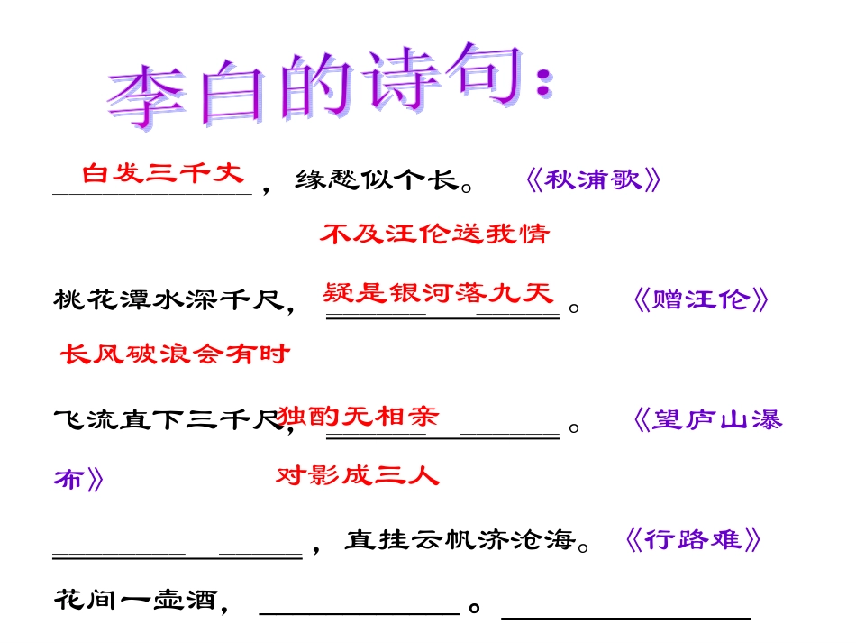 《将进酒》课件_第2页