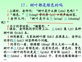 20树叶都是绿色的吗(1)