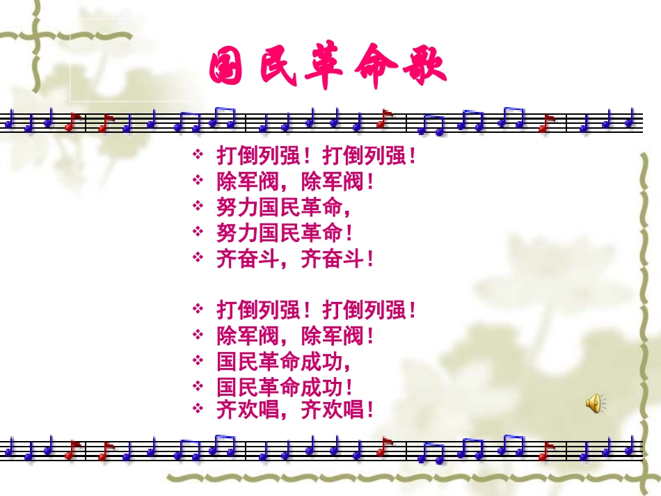 8上—12-北伐战争和南京国民政府的建立课件(岳麓版)_第1页