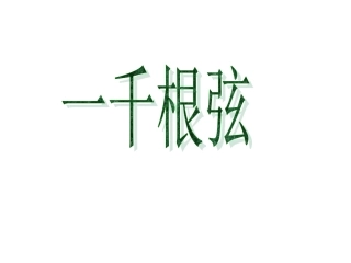 第一板块一千根弦 (2)