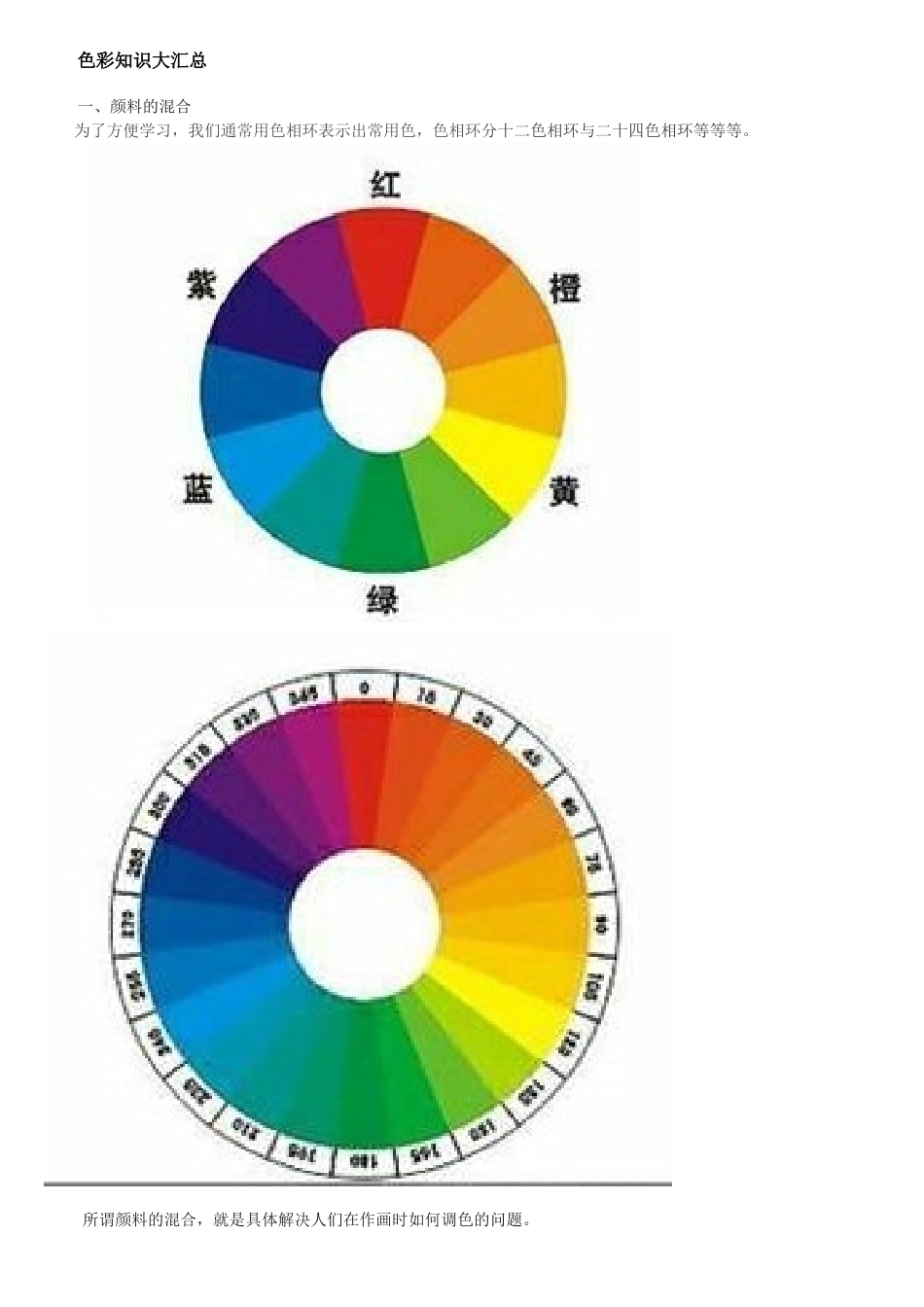 色彩知识大汇总_第1页