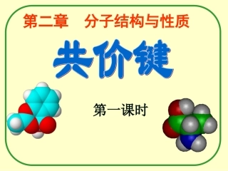 共价键（高二）