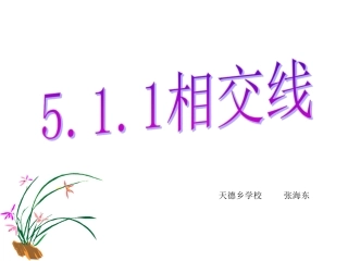 511相交线课件