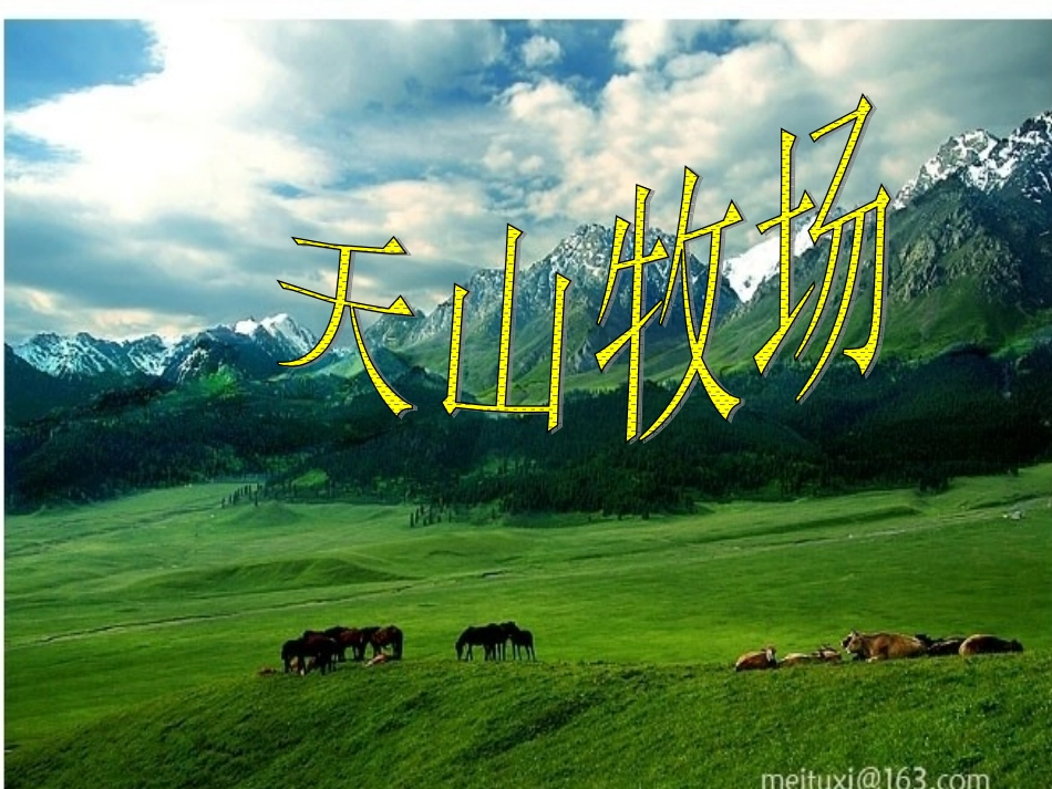 第七板块天山牧场_第1页