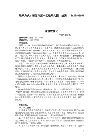 论文：个案分析