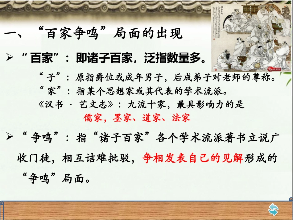 第1课“百家争鸣”和儒家思想的形成[课件31]_第3页