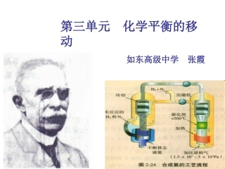 化学平衡的移动