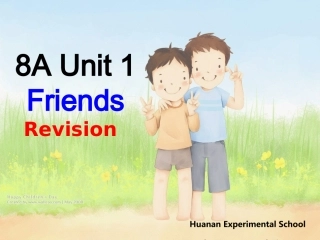 8Aunit1复习课