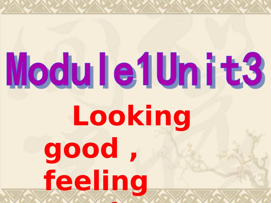 Unit3LookinggoodReading（共21张PPT）_第1页