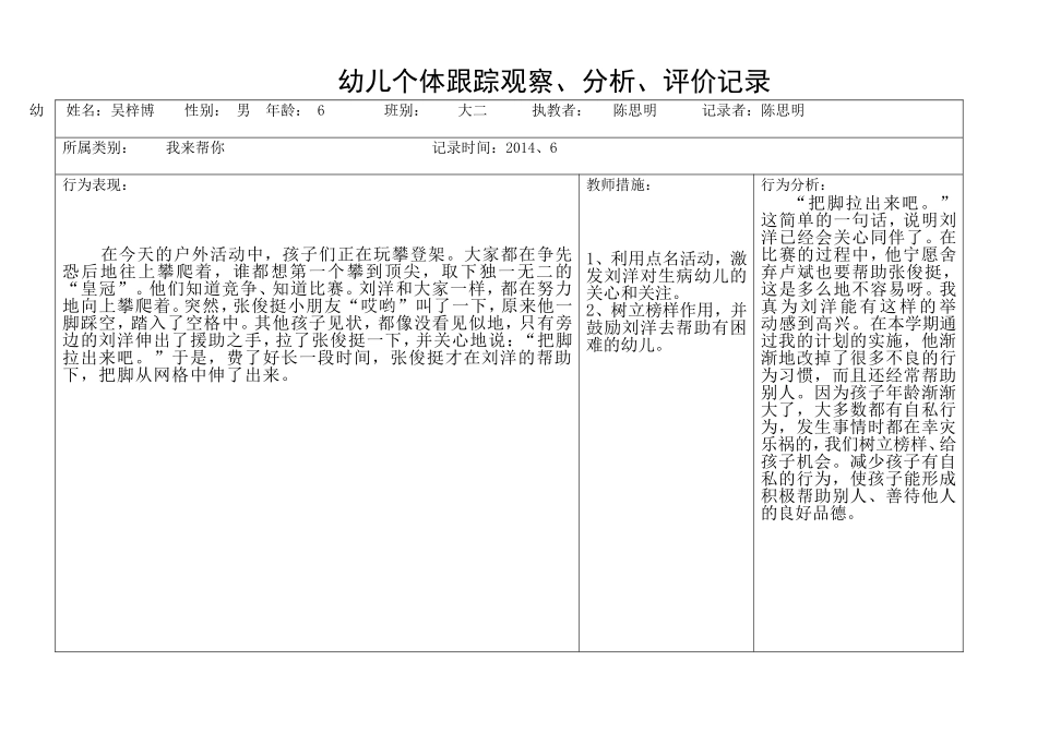 幼儿个案跟踪_第2页