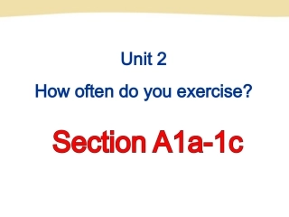 Unit+2+Section+A-1【课件】