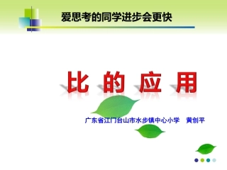 比的应用 (2)