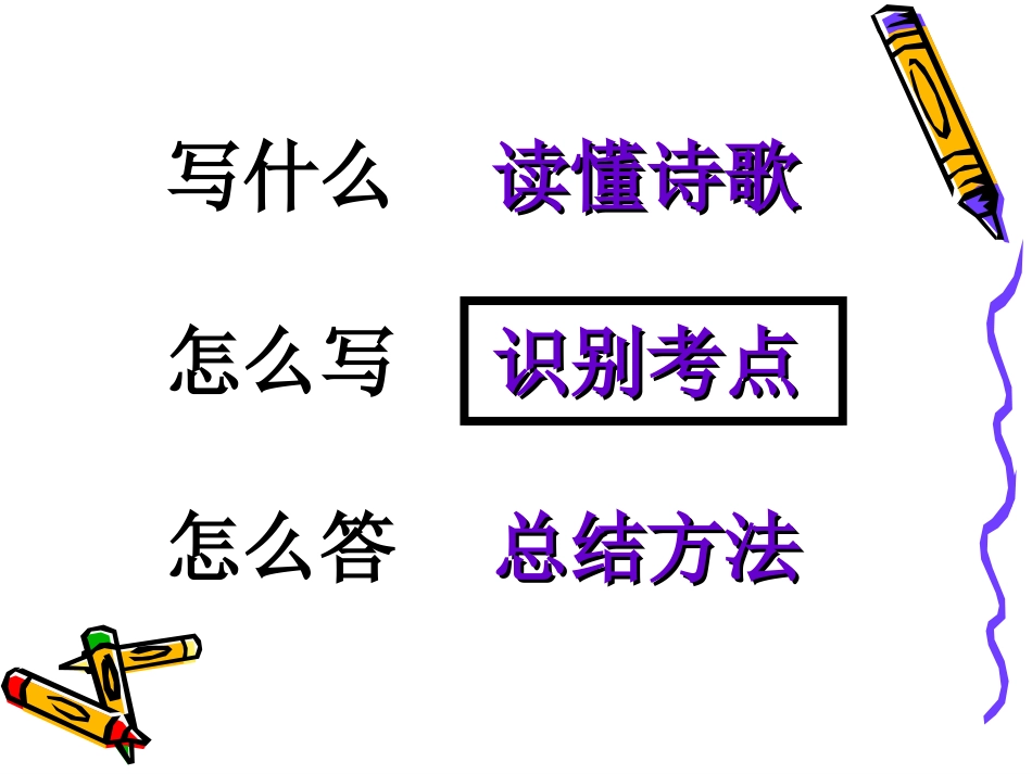 诗歌考点识别_第3页