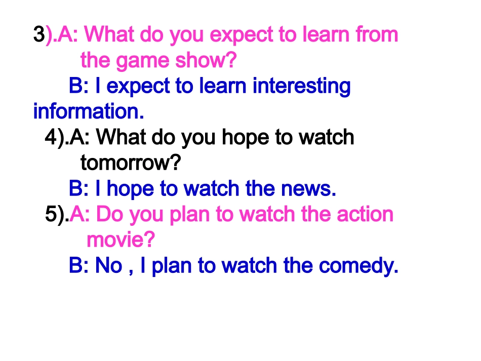 2014年秋人教版八年级英语上册Unit5（第4课时）课件_第3页