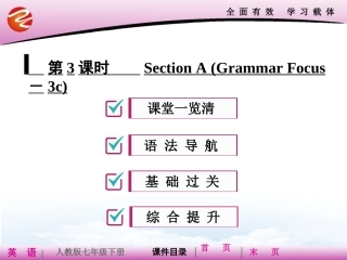 Unit2第3课时SectionA(GrammarFocus-3c)