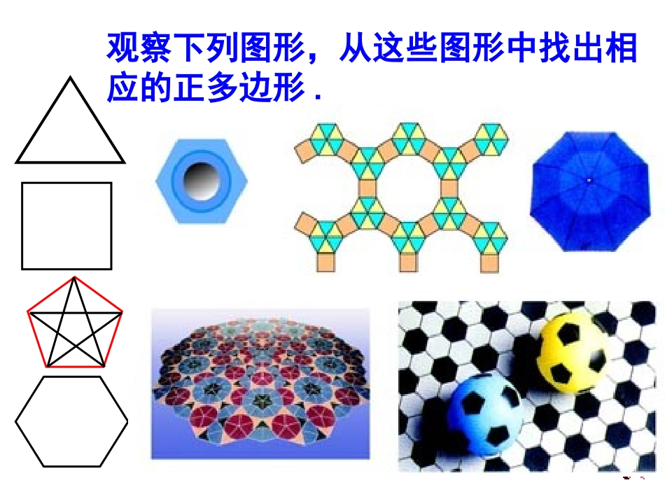 243正多边形和圆(第1课时)_第2页