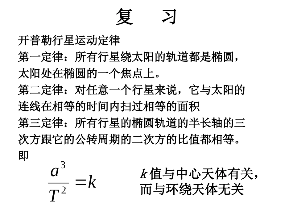 62太阳与行星间的引力_第2页