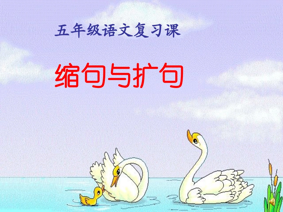 复习扩句缩句_第1页