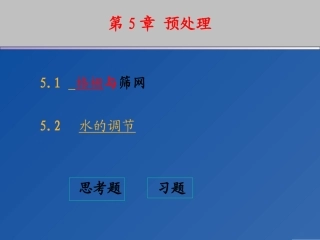 第5章预处理