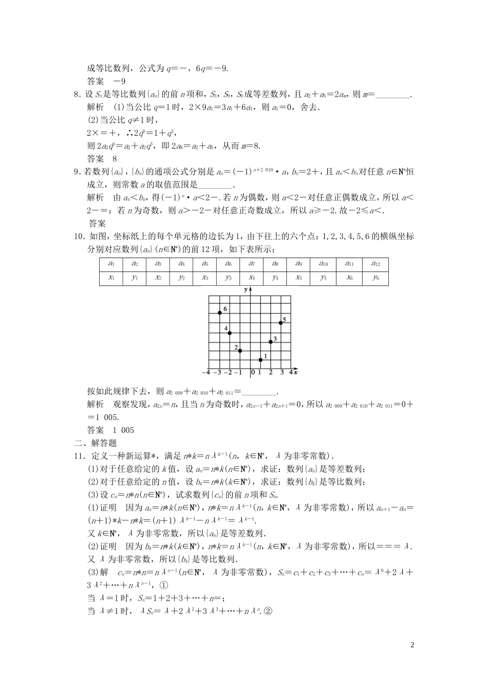 高考数学大一轮复习 6.5数列的综合应用试题 理 苏教版-苏教版高三全册数学试题_第2页