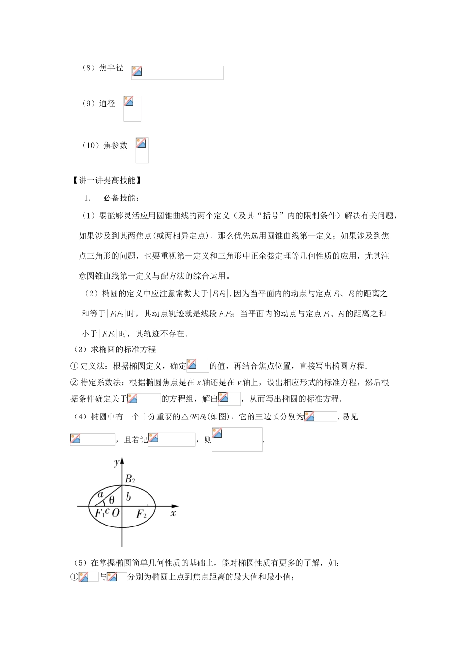 高考数学 中等生百日捷进提升系列 专题10 圆锥曲线（含解析）-人教版高三全册数学试题_第2页