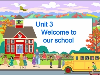 7上unit3welcome