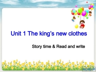6AU1第一课时Storytime