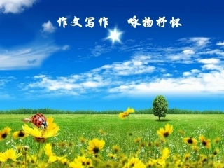 作文咏物抒怀