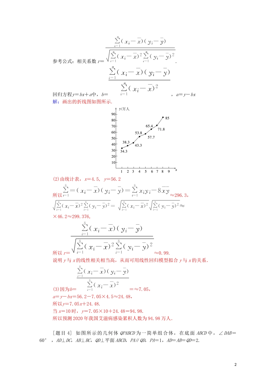 高考数学二轮复习 每日一题 规范练（第四周）文（含解析）-人教版高三全册数学试题_第2页