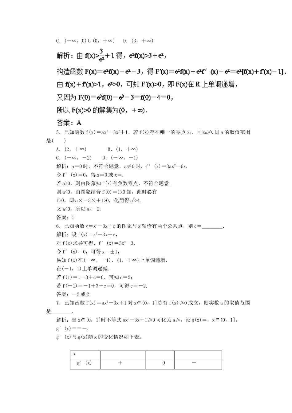 高考数学一轮复习 专题15 导数的综合应用押题专练 理-人教版高三全册数学试题_第2页
