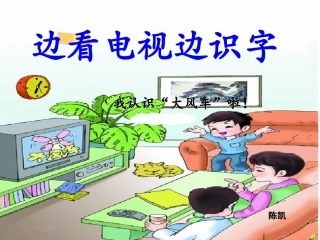 边看电视边识字