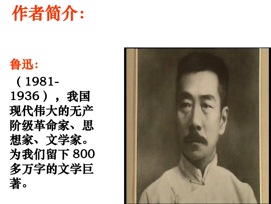 鲁迅《故乡》微课_第2页