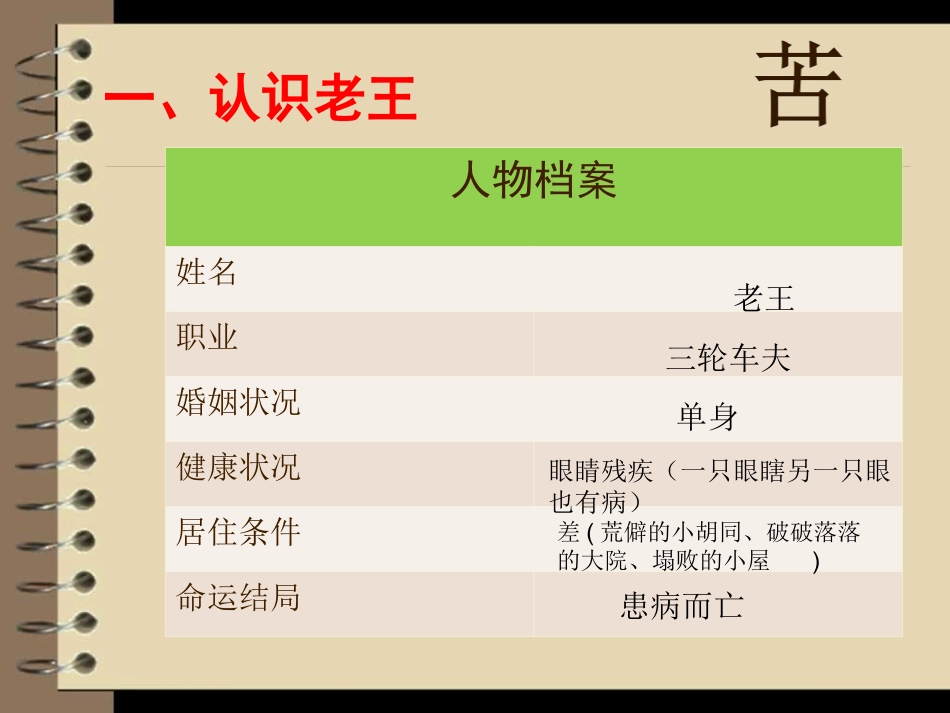 《老王》的课件_第2页