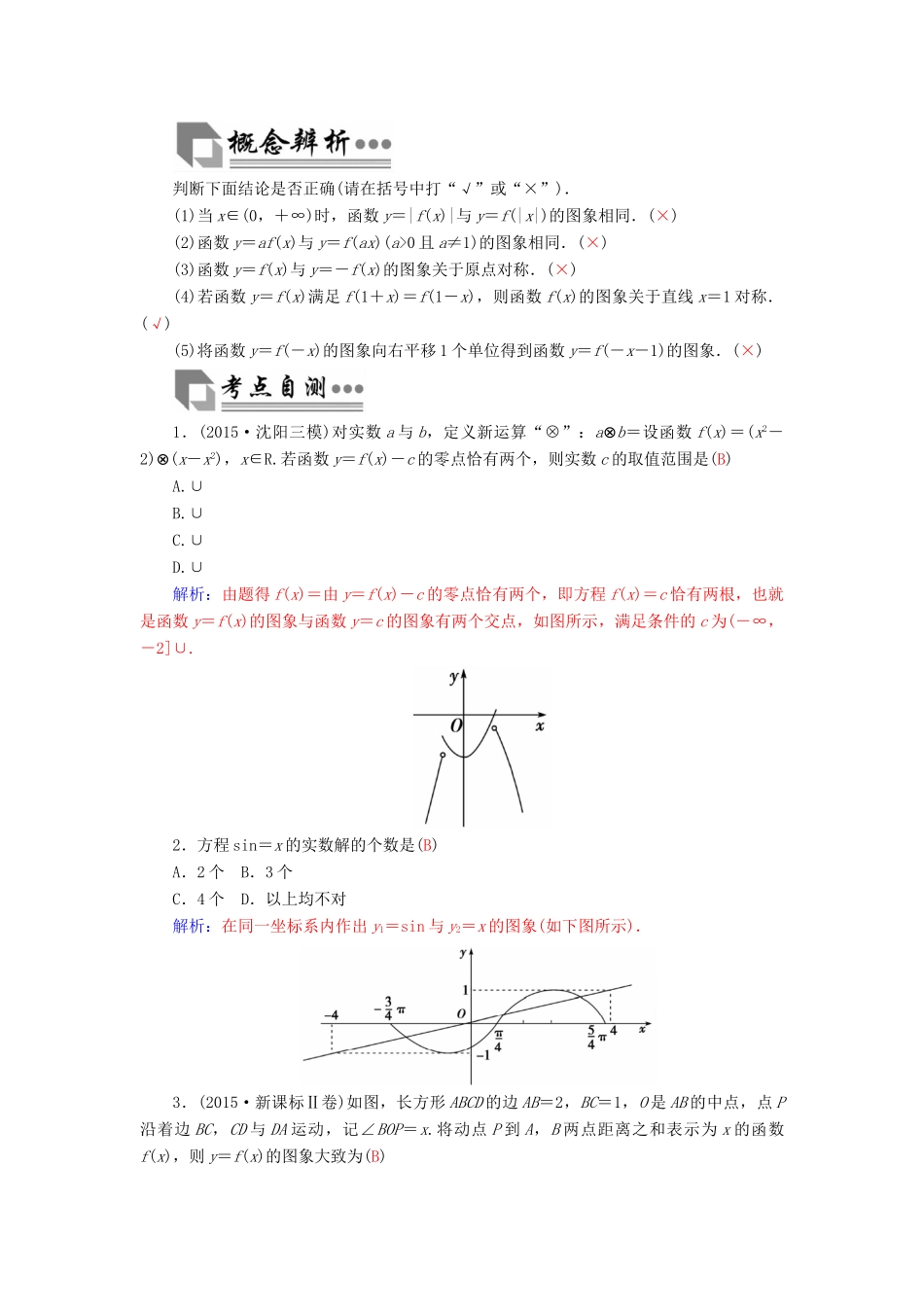 高考数学二轮复习 专题9 思想方法专题 第二讲 数形结合思想 文-人教版高三全册数学试题_第2页