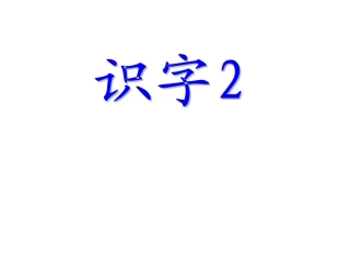 识字二 (2)