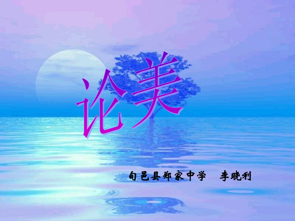 论美--李晓利_第1页