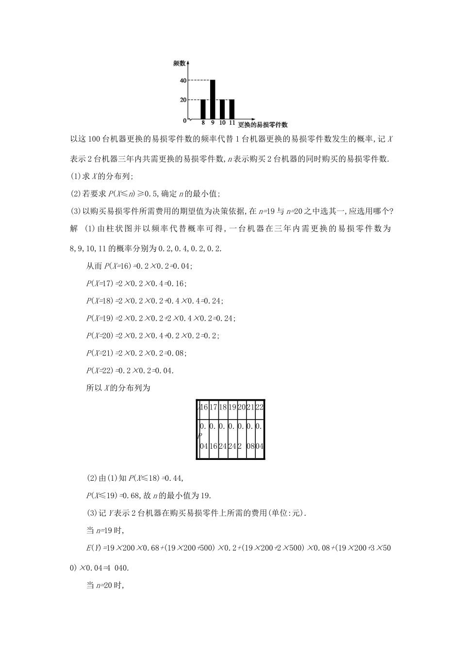 高考数学二轮复习 专题对点练20 随机变量及其分布 理-人教版高三全册数学试题_第2页