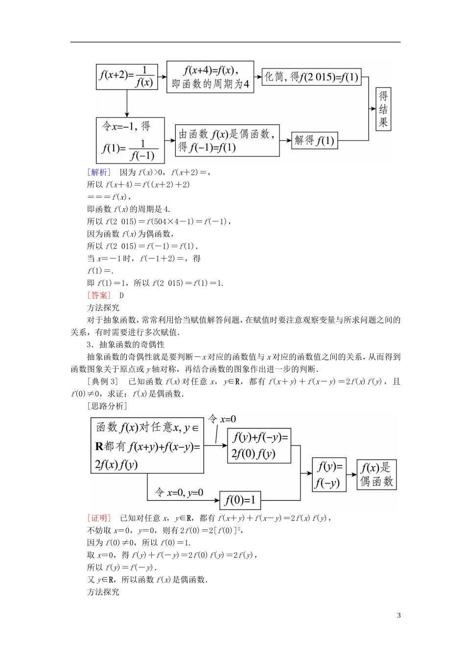 高考数学一轮复习 第二章 函数概念与基本初等函数Ⅰ 2.3 函数的奇偶性与周期性真题演练集训 理 新人教A版-新人教A版高三全册数学试题_第3页